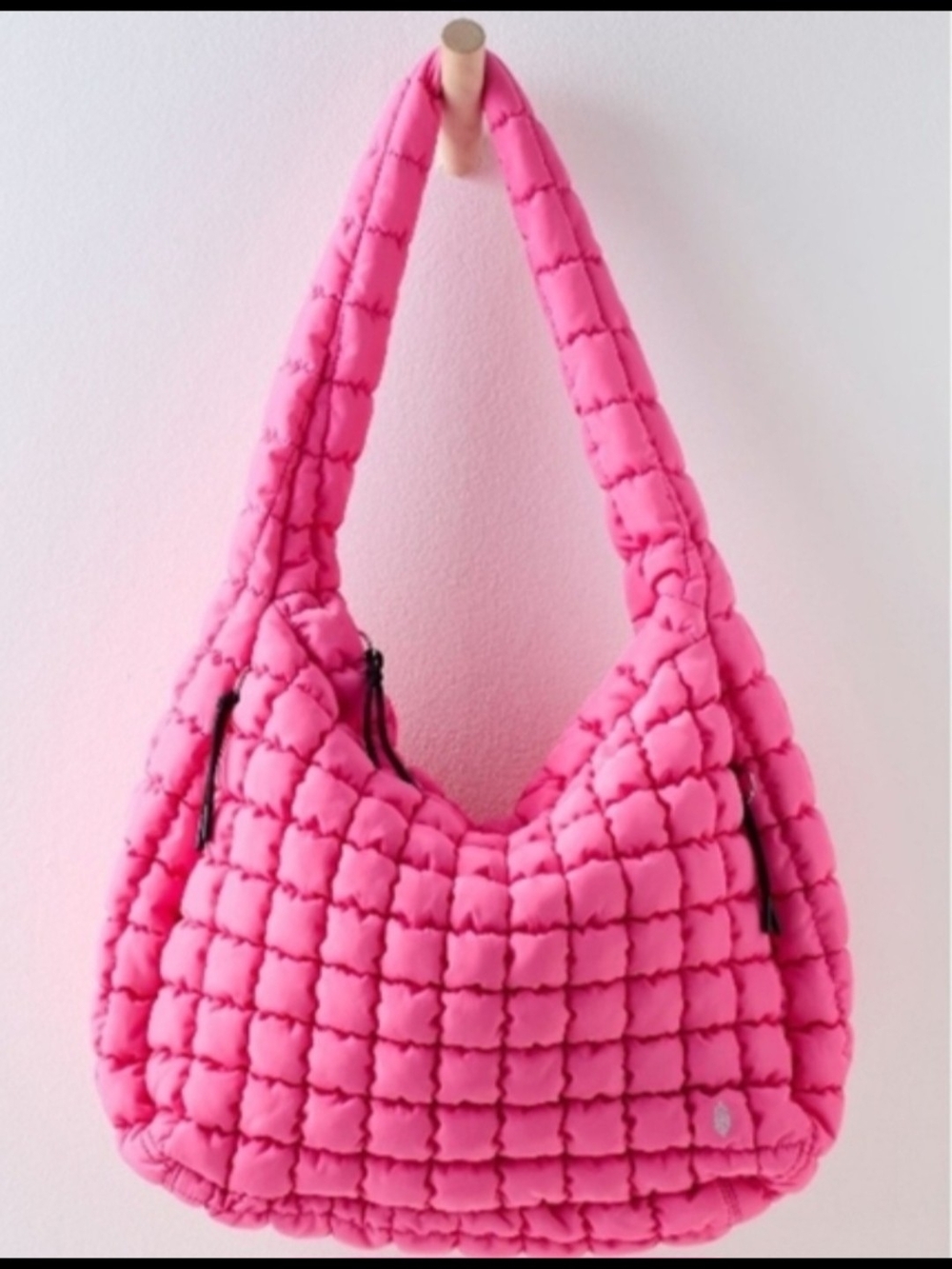 🆕️Free People Quilted Carryall Bag | Bubblegum Pink